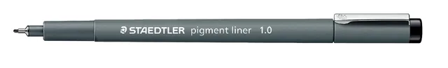 Fineliner Staedtler pigment 308 1.0mm zwart