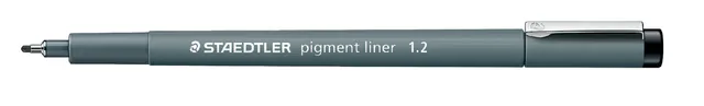 Fineliner Staedtler pigment 308 1.2mm zwart