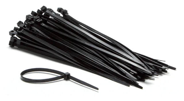 Kabelbinders IEZZY nylon 2.5x100mm D 20.5mm zwart