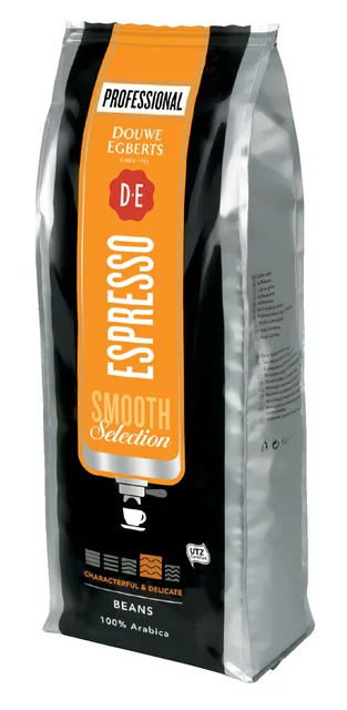 Koffie Douwe Egberts espresso bonen medium smooth