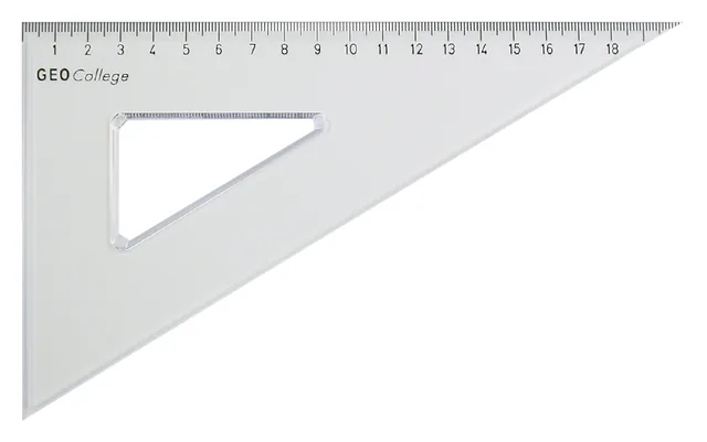 Driehoek Aristo 23620 200mm 60 graden kunststof
