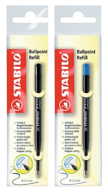 Balpenvulling STABILO standaard M blauw