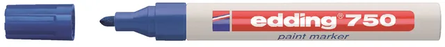 Paintmarker edding 750 oliebasis 2-4mm blauw