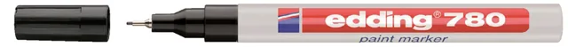 Paintmarker edding 780 oliebasis 0.8mm zwart