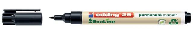 Viltstift edding 25 Eco rond 1mm zwart