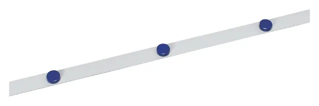 Metaalband MAUL 1mx35mm zelfklevend wit + magneten