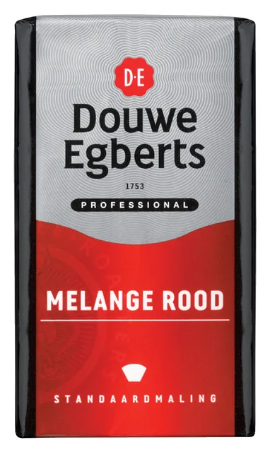 Koffie Douwe Egberts snelfilter Melange Rood 250gr