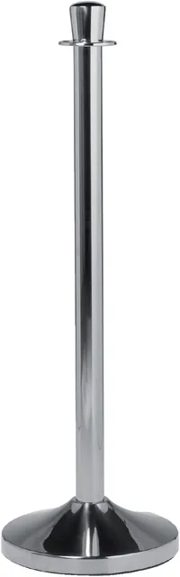 Afzetpaal Securit 100cm voet chroom