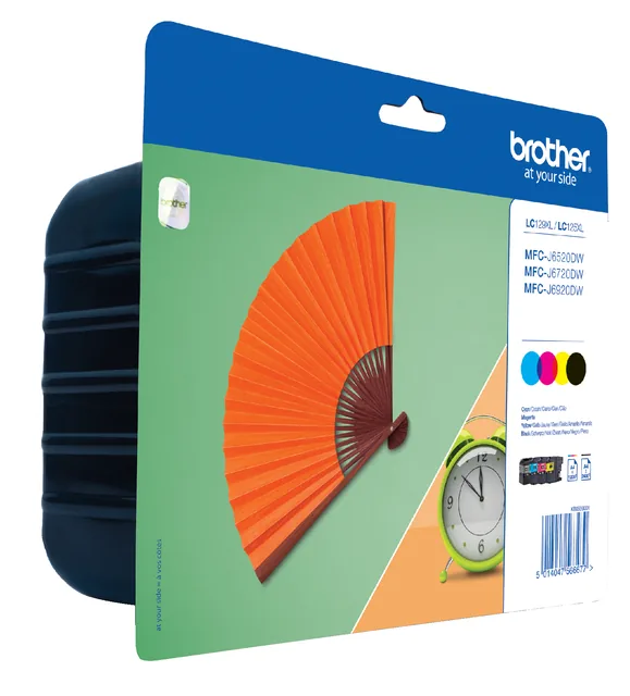 Inktcartridge Brother LC-129XLVALBP zw +3kleuren
