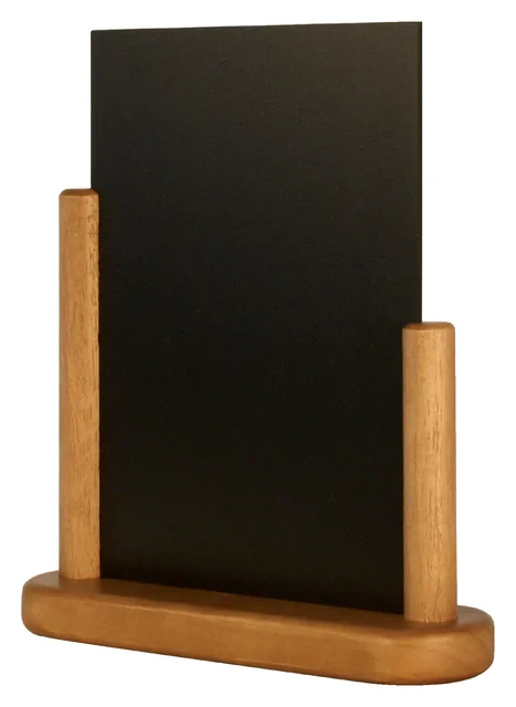 Krijtbord Securit 230x200x60mm teak hout