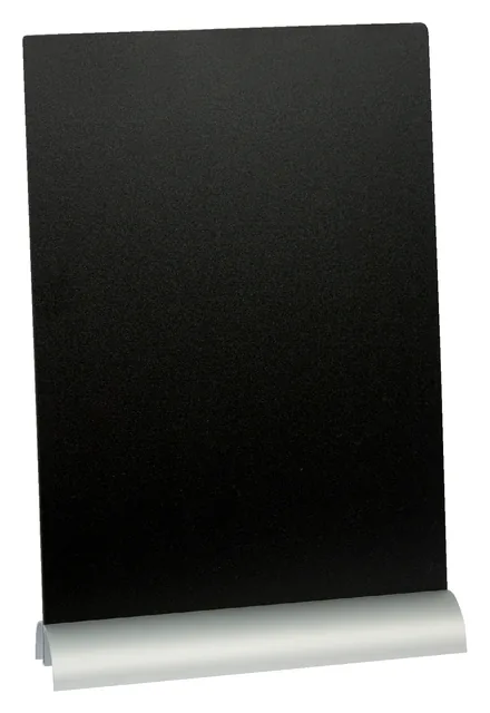 Krijtbord Securit A4 290x210x60mm voet aluminium