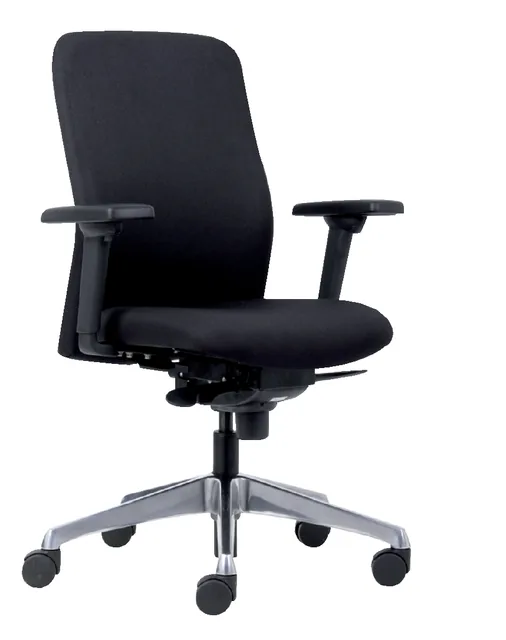 Bureaustoel Euroseats Milano 001 synchroom zwart