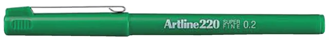 Fineliner Artline 220 rond SF groen
