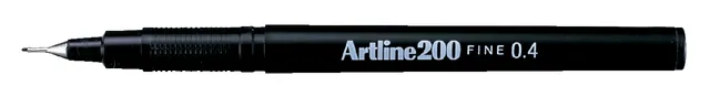 Fineliner Artline 200 rond F zwart