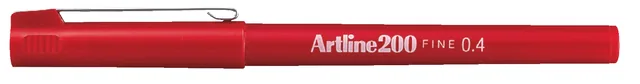 Fineliner Artline 200 rond F rood