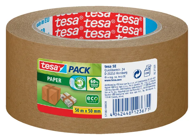 Verpaktape tesapack papier eco 50mm br