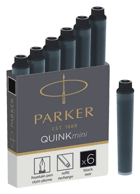 Inktpatroon Parker Quink mini tbv Parker esprit zw