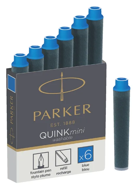 Inktpatroon Parker Quink mini tbv Parker esprit bl