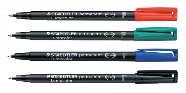 Viltstift Staedtler OHP Lumo F 318 perm rood