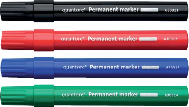 Viltstift Quantore perm rond 1-1.5mm ass