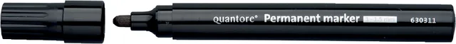 Viltstift Quantore perm rond 1-1.5mm zwart