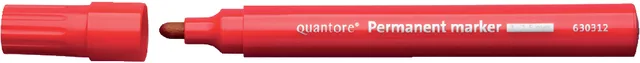 Viltstift Quantore perm rond 1-1.5mm rood