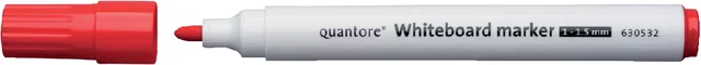 Whiteboardmarker Quantore whiteb rond 1-1.5mm rood