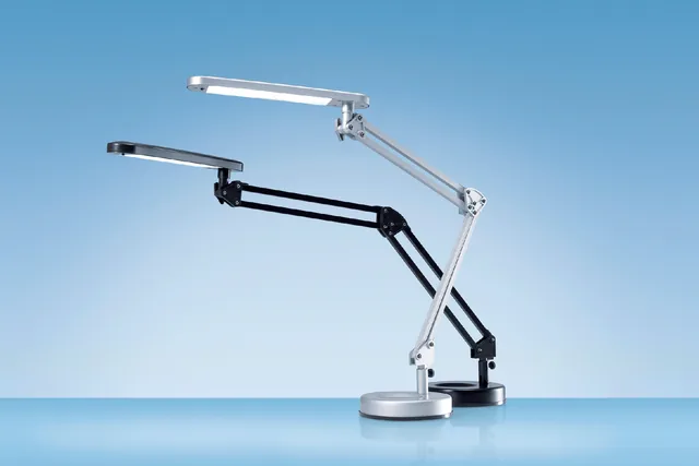 Bureaulamp Hansa led 4 stars zilver