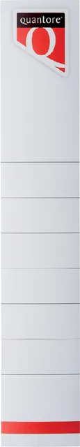 Rug etiket Quantore 34x190 zelfklevend smal wt