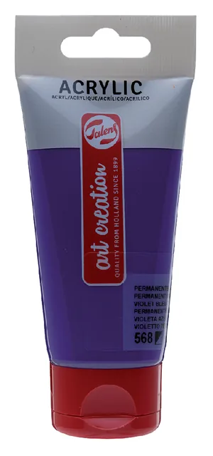 Acrylverf TAC 568 permanentblauwviolet tube 75ml