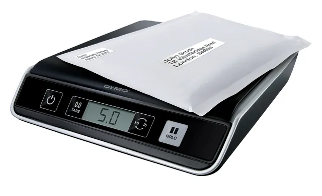 Pakketweger Dymo M5 digitaal tot 5000gr zwart