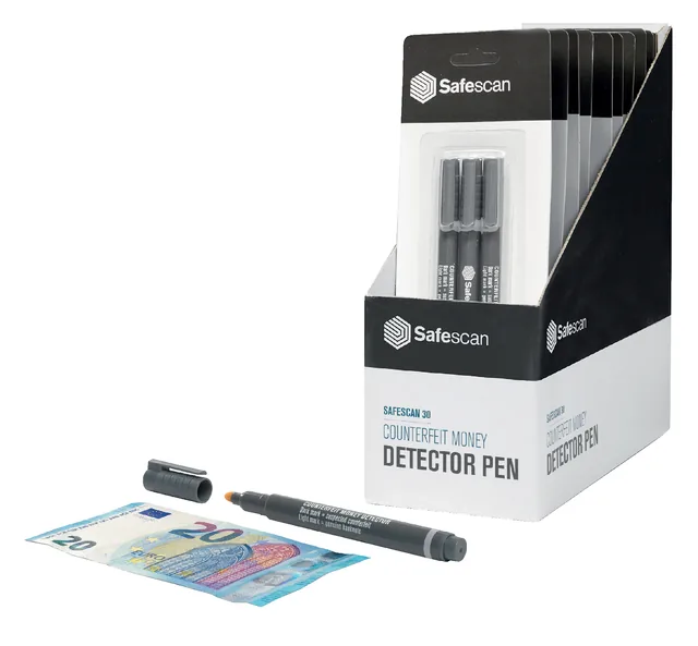 Valsgeld detectiepen Safescan 30 3-pack