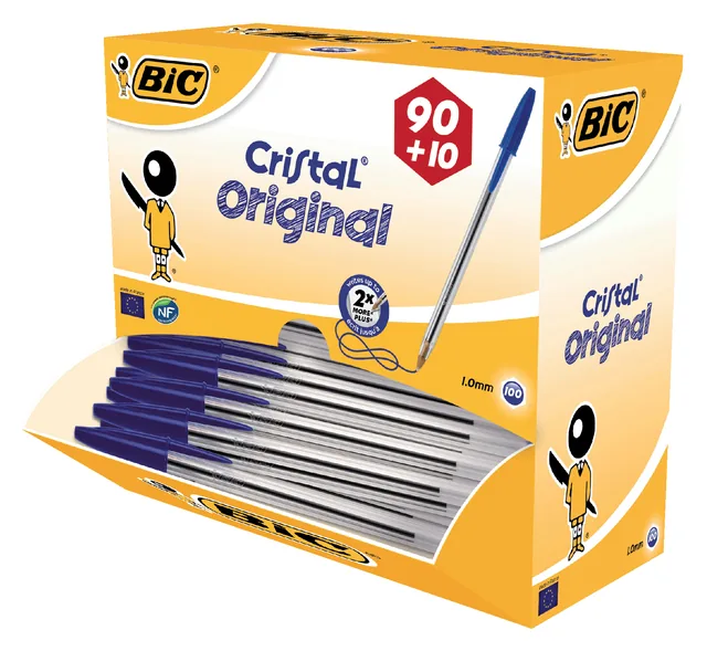 Balpen Bic Cristal M blauw