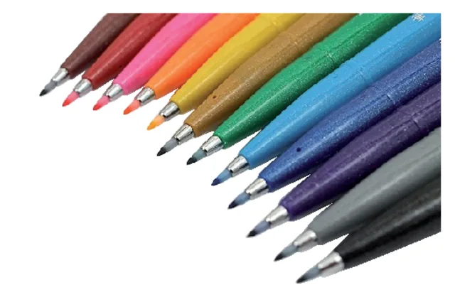 Brushpen Pentel SES15C Sign standaardkl ass
