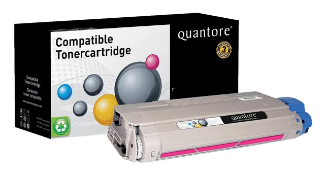 Toner Quantore  Oki 44318606 rood