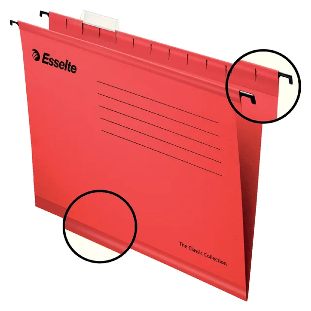 Hangmap Esselte Classic folio V-bodem 345x240mm rd