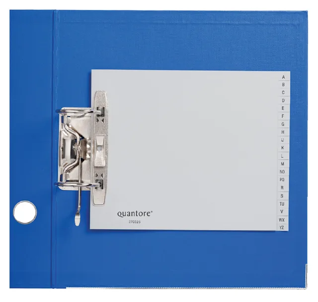 Ordner alfabet Quantore 18x22.5 2rings pp grijs