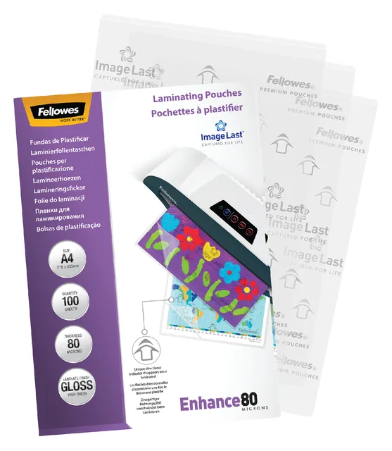 Lamineerhoes Fellowes A4 2x80micron