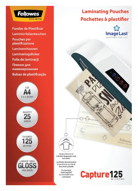 Lamineerhoes Fellowes A4 2x125micron