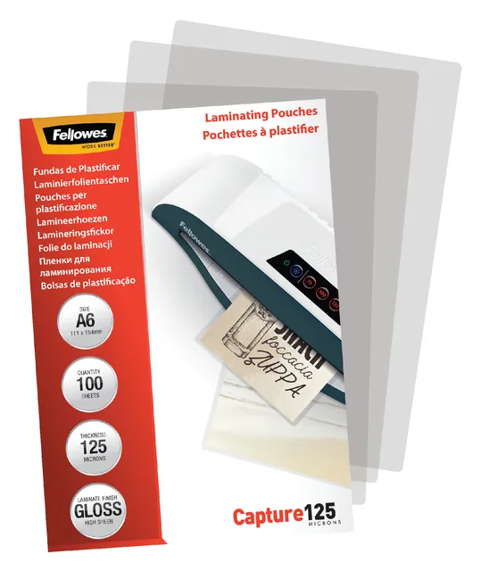 Lamineerhoes Fellowes A6 2x125micron