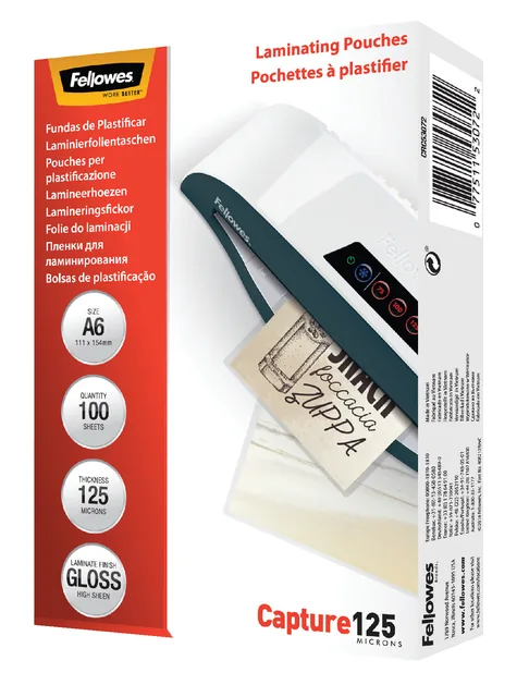Lamineerhoes Fellowes A6 2x125micron