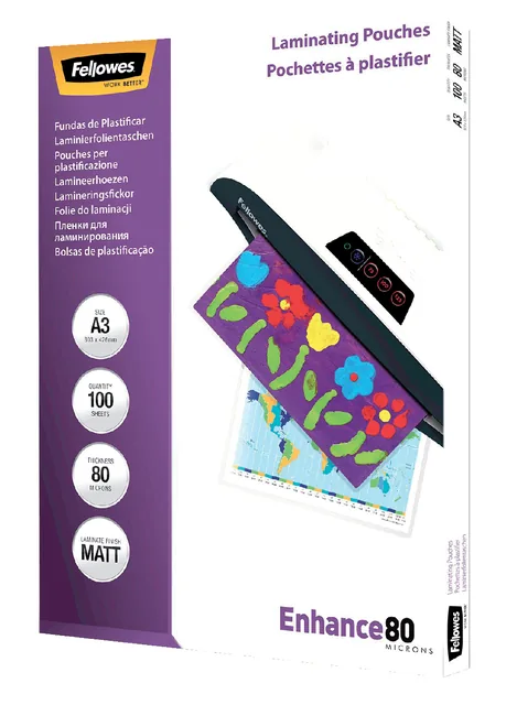 Lamineerhoes Fellowes A3 2x80micron mat