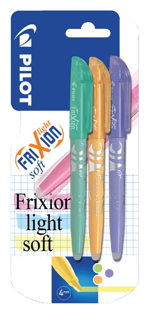 Markeerstift PILOT friXion soft assorti
