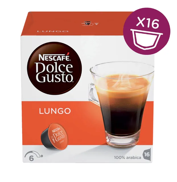 Koffiecups Dolce Gusto lungo 16st