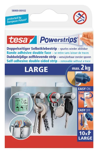Kleefstrips tesa Powerstrips LARGE 2kg