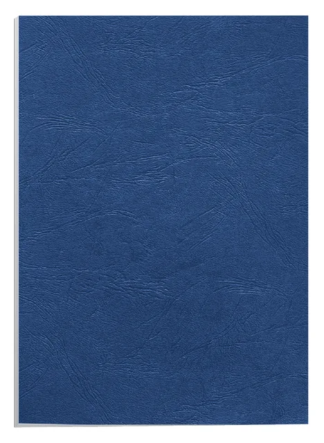 Voorblad Fellowes A4 lederlook royal blauw