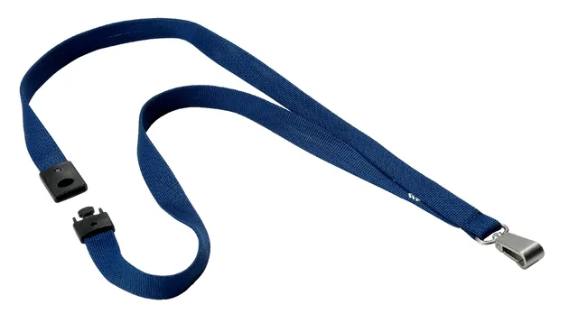 Textielkoord Durable 8127 karabijnh nachtbl 10st
