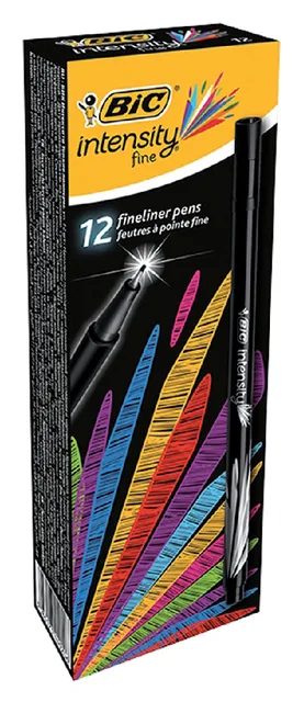 Fineliner Bic Intensity F zwart