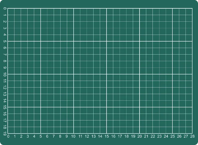 Snijmat A4 300x220mm groen