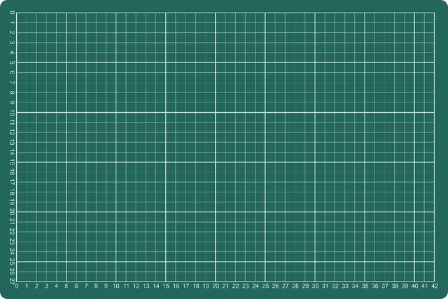 Snijmat A3 450X300mm groen